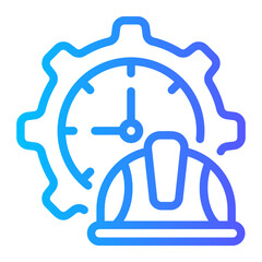 managing work hours icon