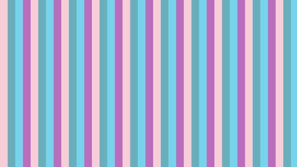 Fototapeta premium Pastel striped pattern. Vertical stripes in soft pink, purple, and teal colors