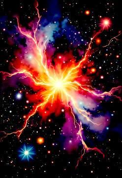 supernovae in space