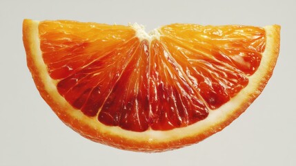 Blood Orange Slice: A close-up shot of a vibrant blood orange slice, showcasing its juicy interior and captivating color gradient.