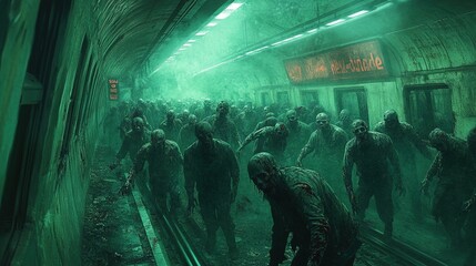Zombie Apocalypse in the Subway