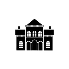 Fototapeta premium creative details Villa Icon Vector Illustration