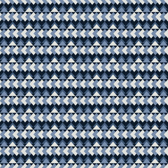 Rhythmic triangular tessellation in navy, powder blue, and white. Hypnotic zigzag rows create optical depth. Perfect for contemporary geometric designs.​​​​​​​​​​​​​​​​