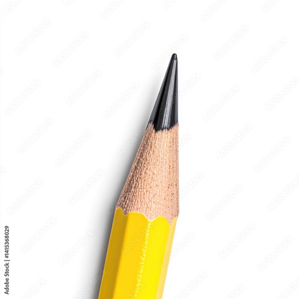 Poster hyperrealistic pencil art studio setting digital illustration close-up view artistic expression