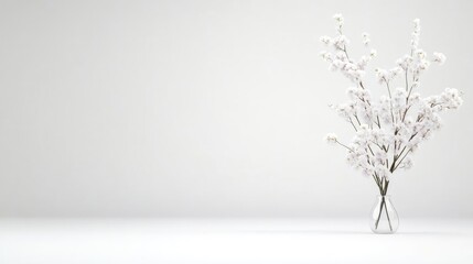Elegant, minimalist, spring scene