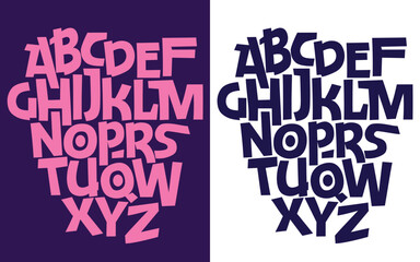 Vector hand drawn typeface in graffiti style.  © UMRAN