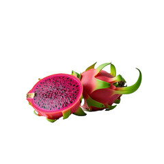 Colorful Pitaya Fruit Arrangement for Healthy Eating Concept
