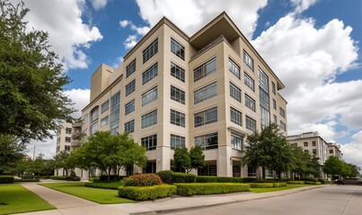 Modern office building exterior