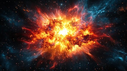 Cosmic Explosion in Space