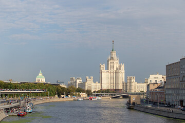 Moscow. Views of a modern European-type city
