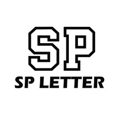 Sp branding latter logo design 