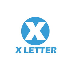 X latter logo design and company business templates 