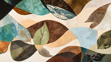 Organic Mosaic: An Enchanting Tapestry of Nature's Geometric Artistry