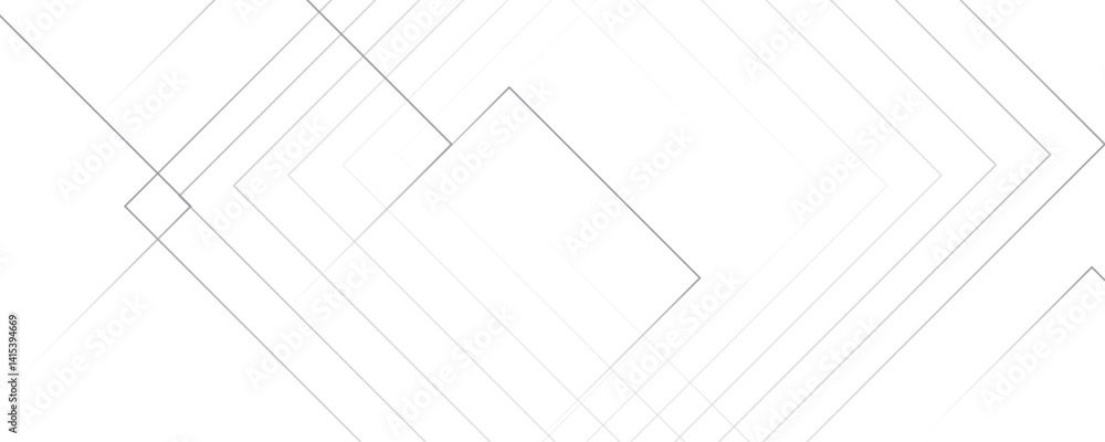 Poster abstract white and gray color geometric shape and lines seamless pattern transparent background desi