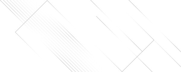 Abstract white and gray color geometric shape and lines seamless pattern transparent background design.