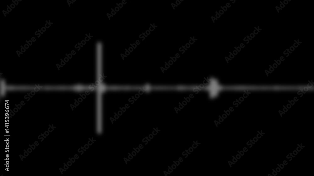 Poster abstract music sound wave equalizer or audio voice and soundtrack. waveform isolated on black backgr