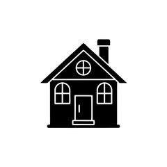 creative details Tiny House Icon Vector Illustration