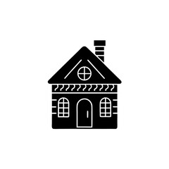 creative details Tiny House Icon Vector Illustration