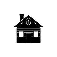 creative details Tiny House Icon Vector Illustration