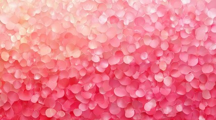 Obraz premium Pink rose petals form a delicate heart pattern, a lovely backdrop for Valentine's Day decoration