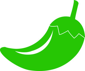 Jalapeno Pepper green beautiful design vector file svg