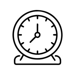 Find time management clock alarm clock icon vector illustration template design graphic element