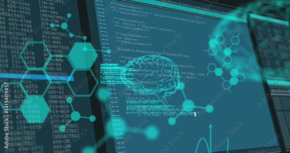 Poster Image of brains over data processing