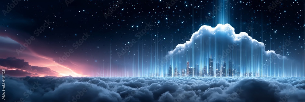 Poster cloud computing advancements seminar - exploring the future of edge computing, data processing, netw