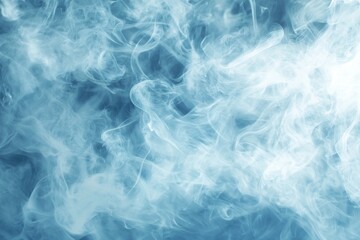 Obraz premium Ethereal Blue Smoke Background for Abstract and Artistic Use