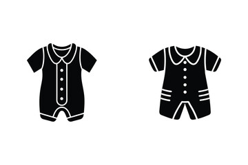 Naklejka premium baby wardrobe icon silhouette vector illustration