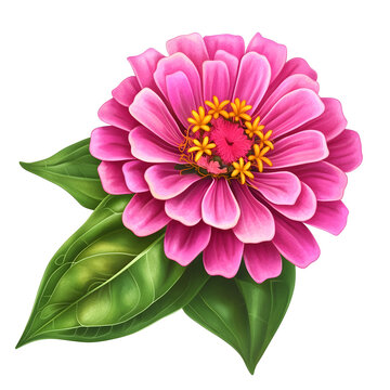 Zinnia clip art preview