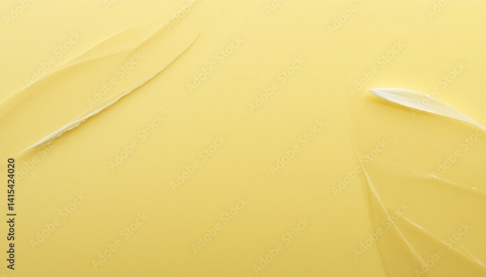 Poster Captivating yellow background action abstract art visual content simple environment close-up view modern aesthetic for creative projects