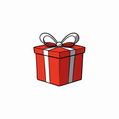 santa  gift  vector