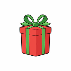 santa  gift  vector