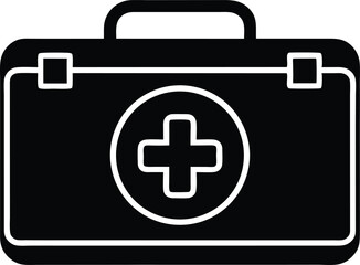 first aid kit vector icon