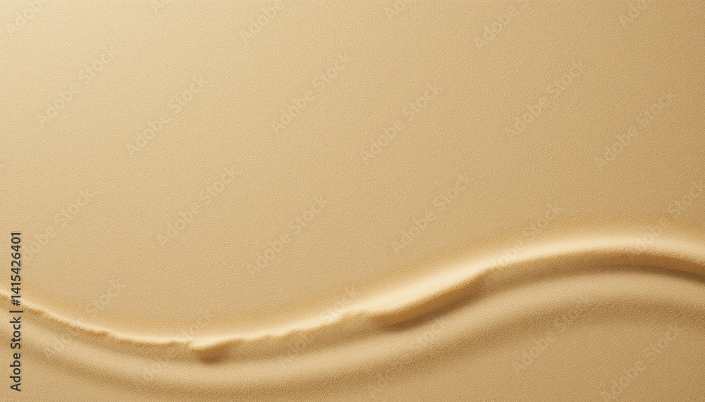 Poster Fluid motion in creamy texture neutral background abstract content close-up view visual elegance and simplicity