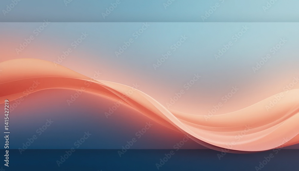 Poster fluid motion of colorful waves abstract art digital design modern environment aerial view conceptual