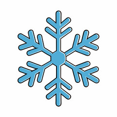 snowflake vector illustration