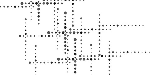 Vector illustration multiple grey dot abstract background. Set of halftone round dotted frames.  Abstract halftone dots background. Monochrome dots pattern