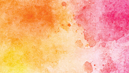 Hand painted colorful watercolor background