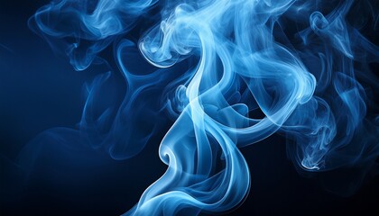 Fototapeta premium smoke on black background