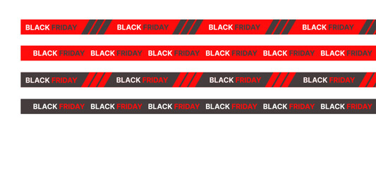 ribbons for black friday 