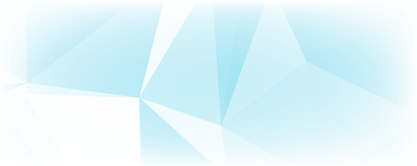 Vector blue triangular mosaic pattern. Abstract geometric polygonal background.