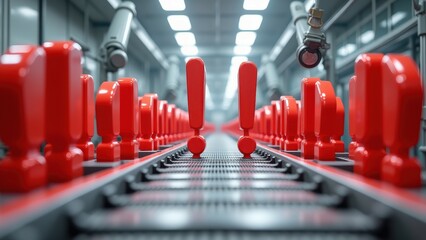 ビックリマークを製造する工場