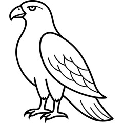 Clean & Sharp Eagle Line Art