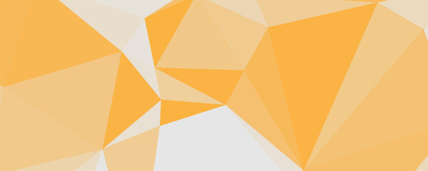 Abstract geometry triangle orange and white mosaic texture background pattern.