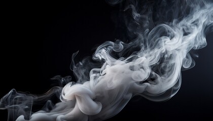 Fototapeta premium smoke on black
