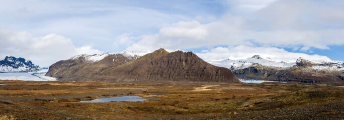 The tongue of the Vatnajökull glacier 2025