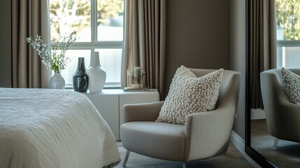 Cozy bedroom with stylish decor and natural light (1)