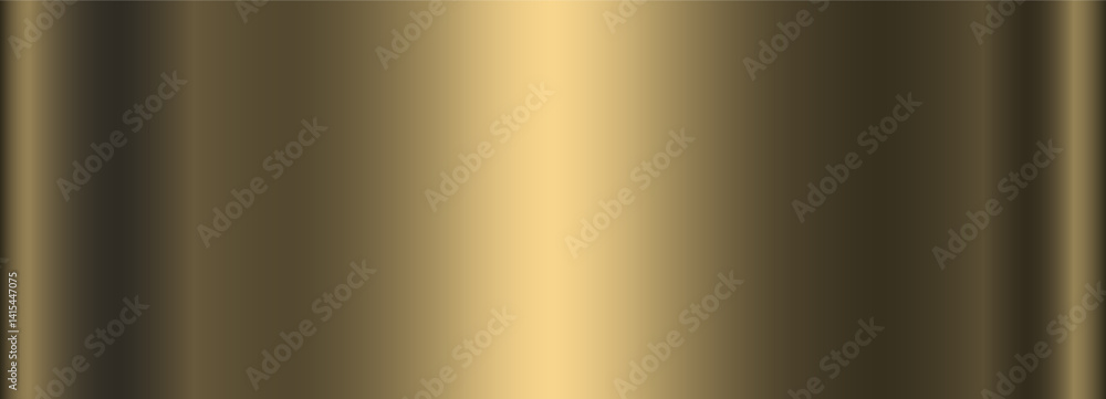 Aufkleber golden metallic gradient with highlights and iridescences. a pattern with a shiny metallic gradient.